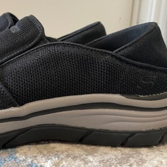 Skechers Black Slip-On Loafers - Picture 6 of 6